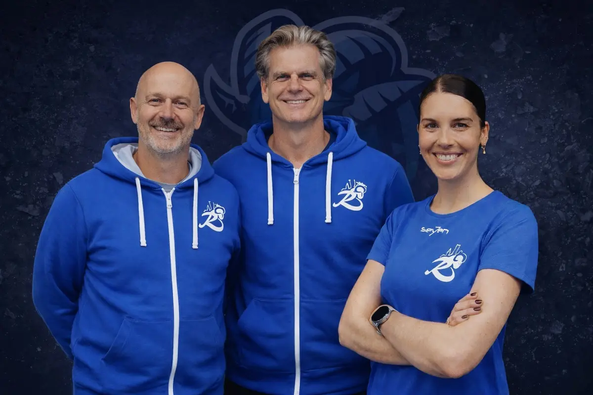 Das Trainerteam 2026/27: Jürgen Schmidt, Johanna Herter und Jürgen Hahn